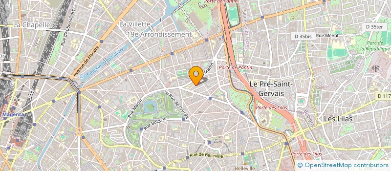 localisation de l'entreprise MADAME ASSIA LAOUFI  PARIS