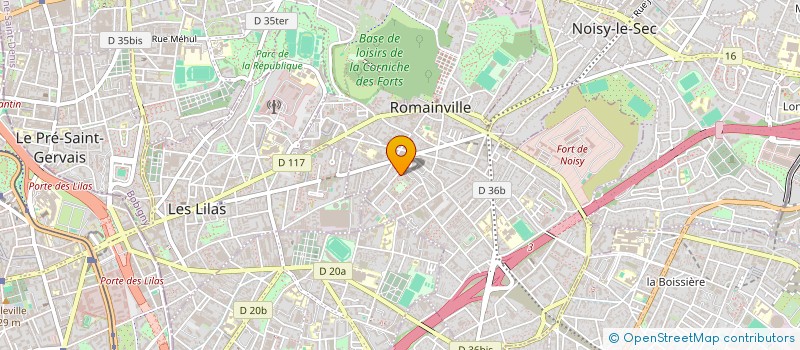 localisation de l'entreprise MADAME ASSIA MEKIDECHE à ROMAINVILLE