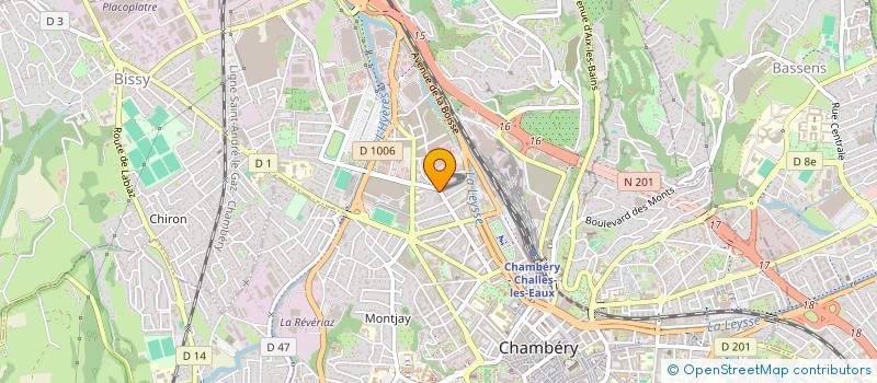 localisation de l'entreprise MADAME ASSIA MERROUCHE  CHAMBERY