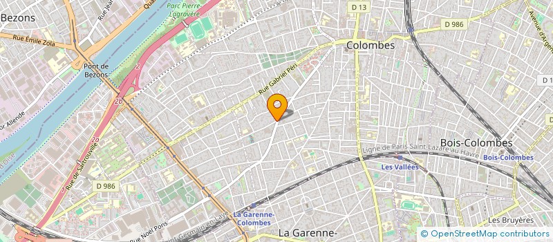 localisation de l'entreprise MADAME ASSIA NESRI  COLOMBES