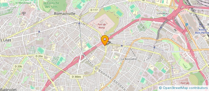 localisation de l'entreprise MADAME ASSIA OUBOUZID à ROMAINVILLE