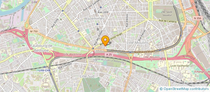 localisation de l'entreprise MADAME ASSIA RAHAL à LILLE