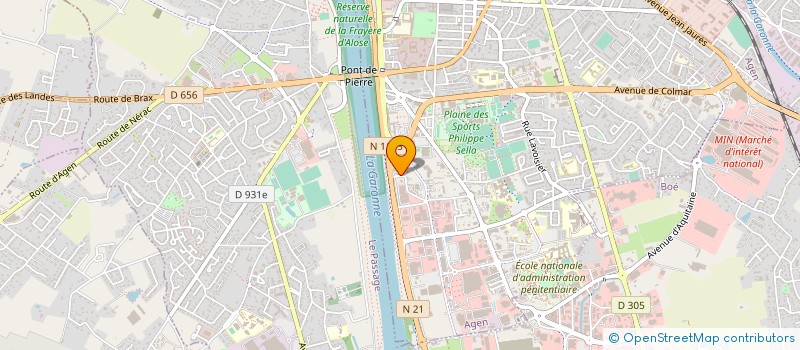 localisation de l'entreprise MADAME ASSIA SAHAR  AGEN