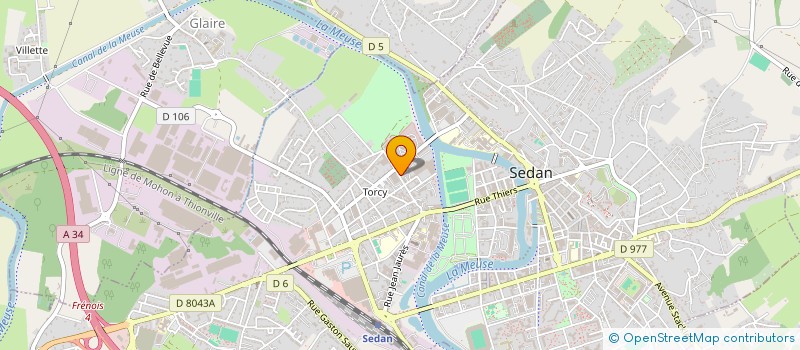 localisation de l'entreprise MADAME ASSIA SAHBI  SEDAN