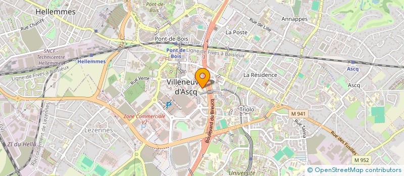 localisation de l'entreprise MADAME ASSIA SINSOULIEU  VILLENEUVE-D'ASCQ