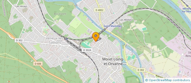 localisation de l'entreprise MADAME ASSIA TALEB  MORET-LOING-ET-ORVANNE