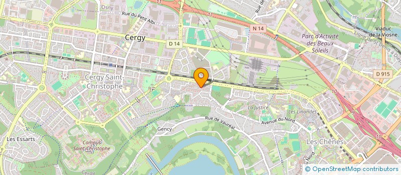 localisation de l'entreprise MADAME ASSIATA KONE  CERGY