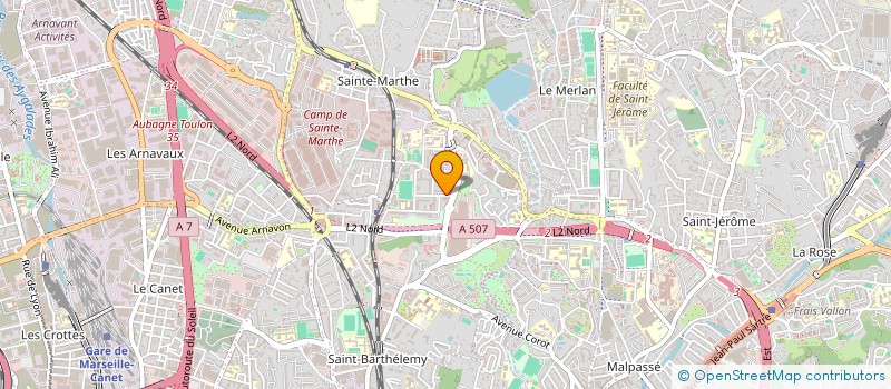 localisation de l'entreprise MADAME ASSIATI BOUDOURI  MARSEILLE