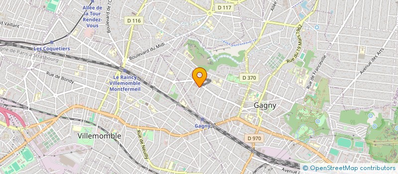 localisation de l'entreprise MADAME ASSIBA EMMANONHOUE à GAGNY