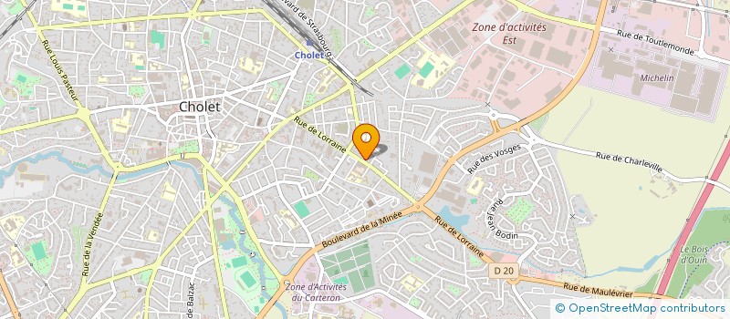localisation de l'entreprise MADAME ASSIBA MONSSI à CHOLET