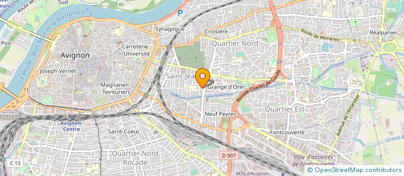 localisation de l'entreprise MADAME ASSMAE MOURID  AVIGNON