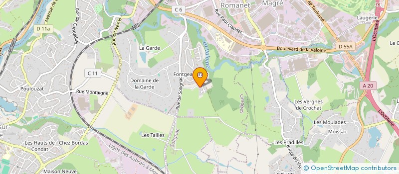 localisation de l'entreprise MADAME ASSO BAILLI à LIMOGES