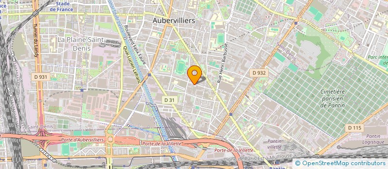 localisation de l'entreprise MADAME ASSUNTA GENOVESIO à AUBERVILLIERS