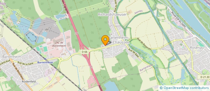 localisation de l'entreprise MADAME ASSUNTA LEONE  BARTENHEIM