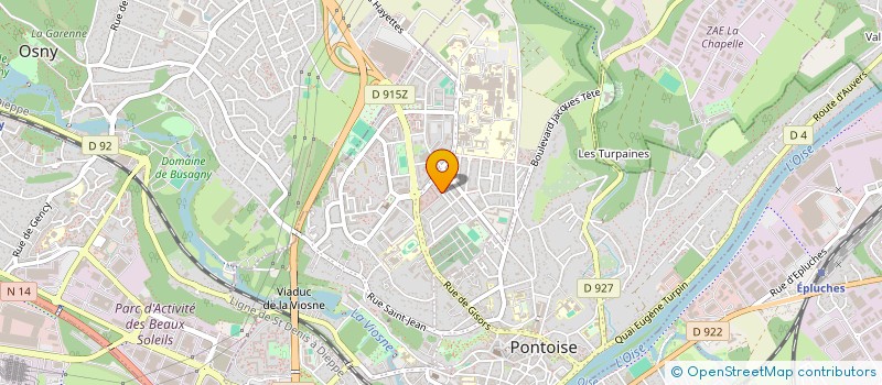 localisation de l'entreprise MADAME ASSYA ASTAMIROVA  PONTOISE