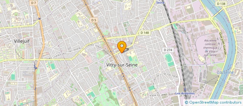 localisation de l'entreprise MADAME ASSYA BOUAYAD à VITRY-SUR-SEINE