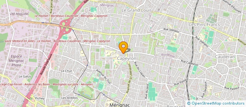 localisation de l'entreprise MADAME ASSYA EL HAJJAMI  MERIGNAC