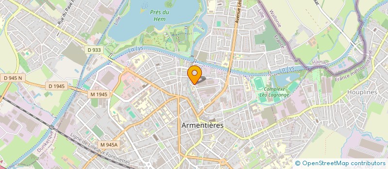 localisation de l'entreprise MADAME ASSYA KHOUYA  ARMENTIERES