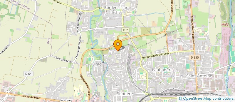 localisation de l'entreprise MADAME ASSYA LARBI-BENOUIS  BORDERES-SUR-L'ECHEZ