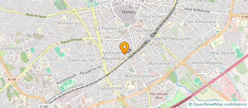 localisation de l'entreprise MADAME ASTA GOUMBALLA  NIMES