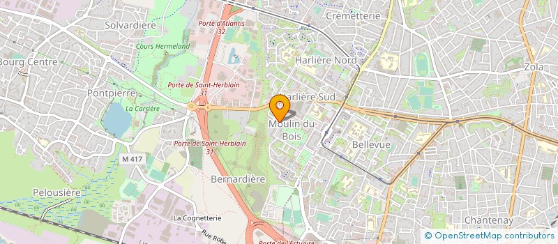 localisation de l'entreprise MADAME ASTA WAGUE  SAINT-HERBLAIN