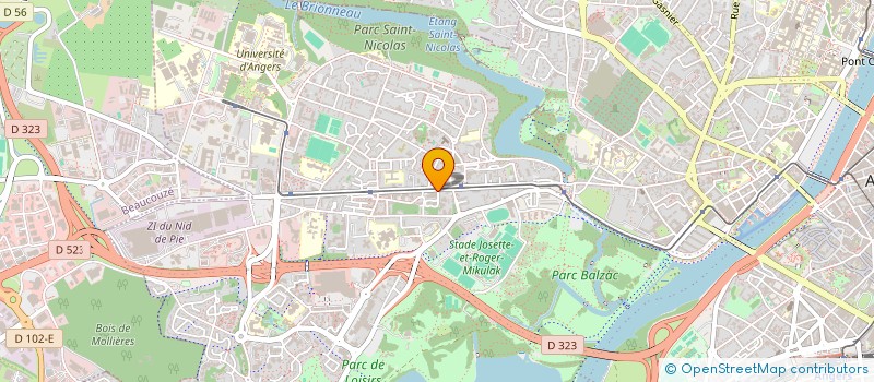 localisation de l'entreprise MADAME ASTER BRAHANE TEMESGEN à ANGERS