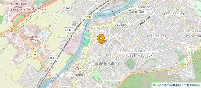 localisation de l'entreprise MADAME ASTOU DIAKITE à COMPIEGNE