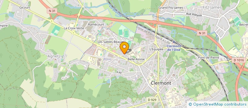 localisation de l'entreprise MADAME ASTOU DIEDHIOU  CLERMONT