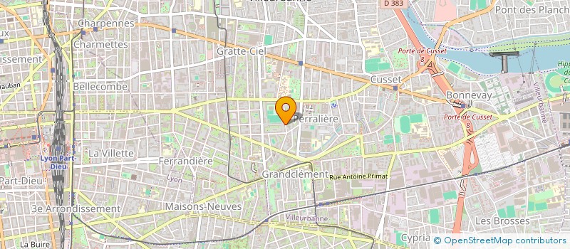 localisation de l'entreprise MADAME ASTOU DIOUF  VILLEURBANNE