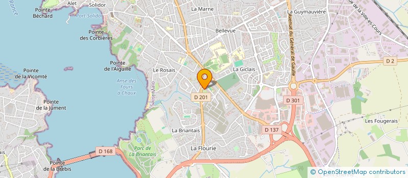 localisation de l'entreprise MADAME ASTOU TOP à SAINT-MALO
