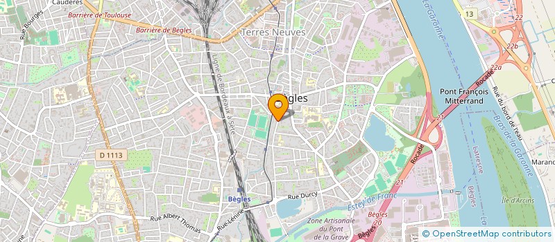 localisation de l'entreprise MADAME ASTREE LOUBIERES à BEGLES