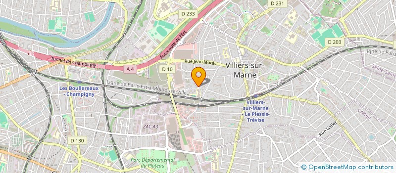 localisation de l'entreprise MADAME ASTRID ALEXIS  VILLIERS-SUR-MARNE