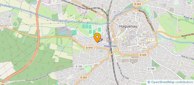 localisation de l'entreprise MADAME ASTRID ANQUETIN  HAGUENAU