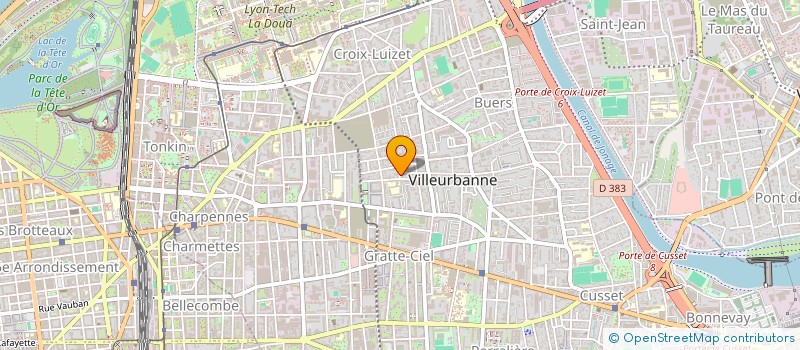 localisation de l'entreprise MADAME ASTRID ARNOU  VILLEURBANNE