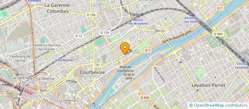 localisation de l'entreprise MADAME ASTRID AVAKIAN à COURBEVOIE