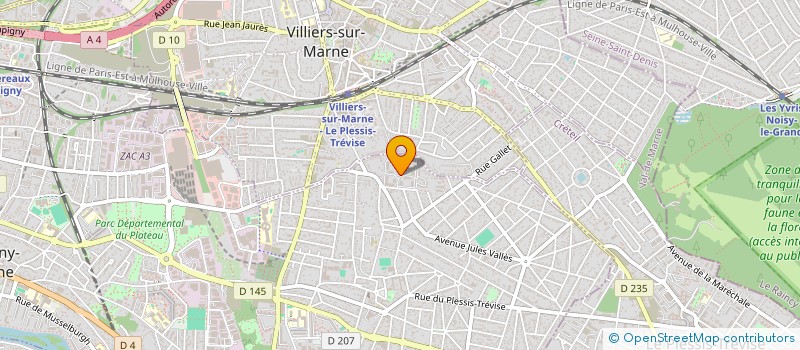 localisation de l'entreprise MADAME ASTRID BAH à CHAMPIGNY-SUR-MARNE