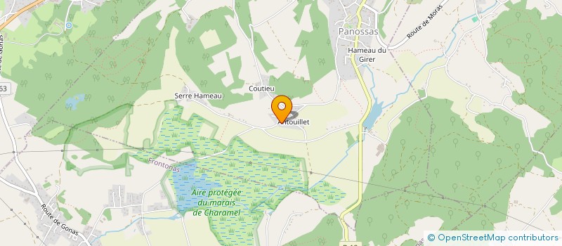 localisation de l'entreprise MADAME ASTRID BAULE  PANOSSAS