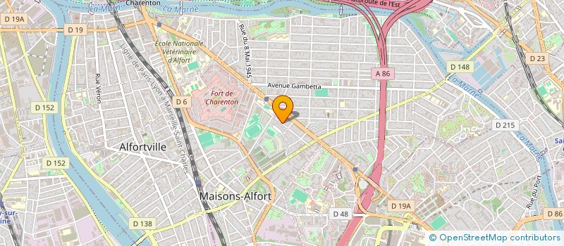 localisation de l'entreprise MADAME ASTRID BEAUNIER à MAISONS ALFORT