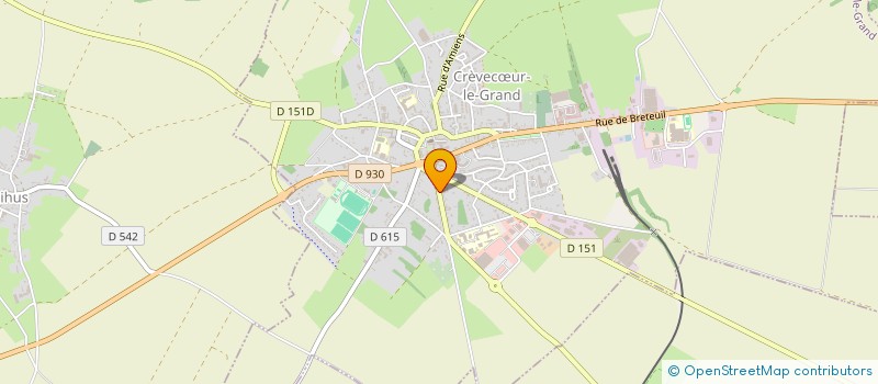 localisation de l'entreprise MADAME ASTRID BEGUIN  CREVECUR-LE-GRAND