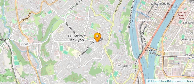 localisation de l'entreprise MADAME ASTRID BELHONCHET à SAINTE-FOY-LES-LYON