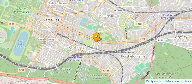 localisation de l'entreprise MADAME ASTRID BICKMANN à VERSAILLES