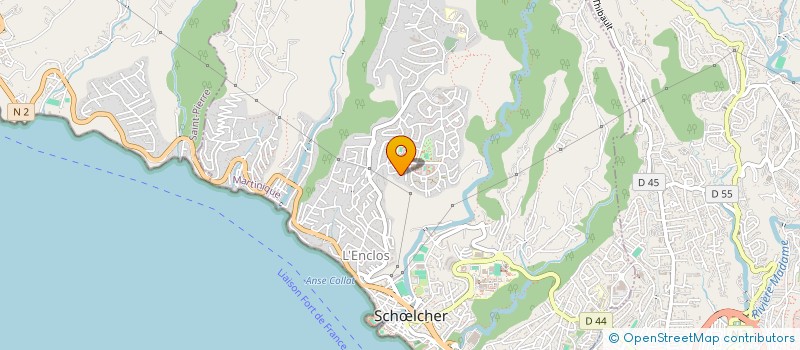 localisation de l'entreprise MADAME ASTRID BONARD  SCHOELCHER