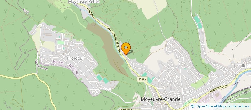 localisation de l'entreprise MADAME ASTRID BONOLLO  MOYEUVRE-GRANDE