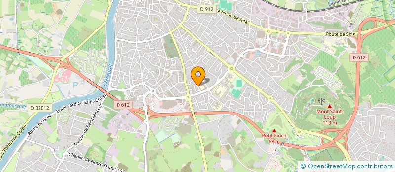 localisation de l'entreprise MADAME ASTRID BRISSON  AGDE