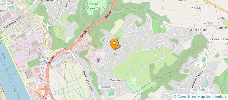 localisation de l'entreprise MADAME ASTRID BROUCAS  BOULIAC