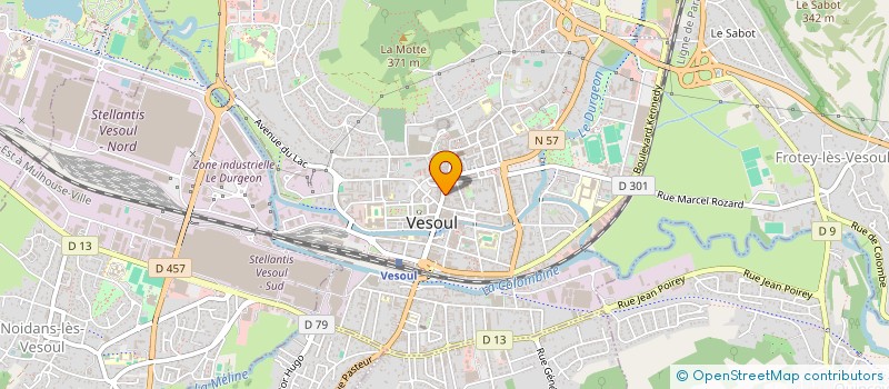 localisation de l'entreprise MADAME ASTRID BRUEY  VESOUL