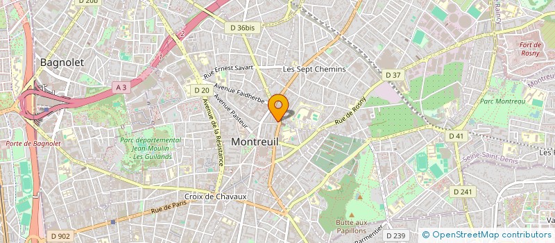 localisation de l'entreprise MADAME ASTRID CADOZ à MONTREUIL