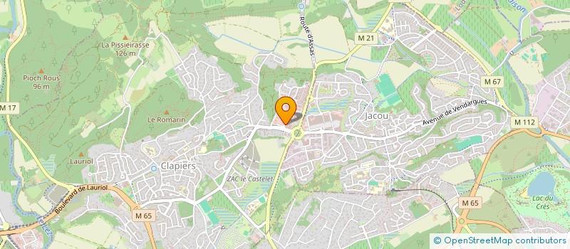 localisation de l'entreprise MADAME ASTRID CARRILLO  CLAPIERS