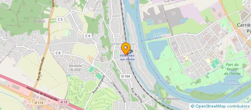 localisation de l'entreprise MADAME ASTRID CHAHVERDIAN à VILLENNES-SUR-SEINE