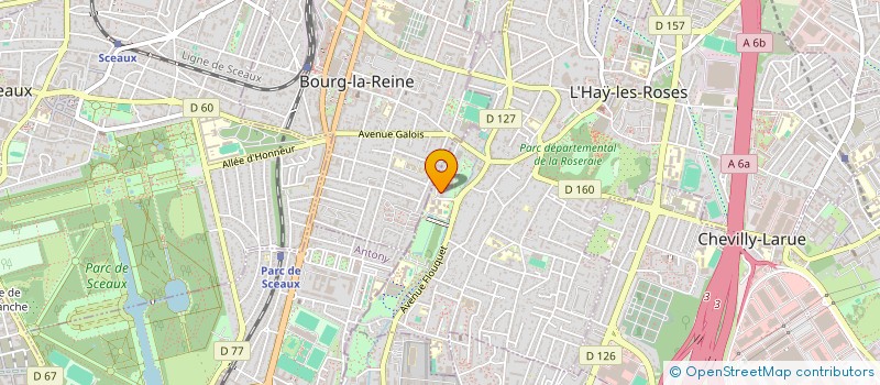 localisation de l'entreprise MADAME ASTRID CHEDOZ  L'HAY-LES-ROSES